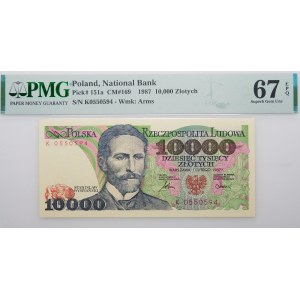 10,000 zloty 1987 - ser. K