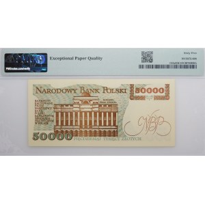 50,000 zloty 1989 - ser. A - first series