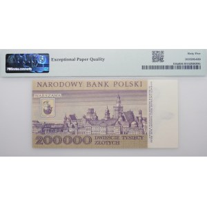 200.000 złotych 1989 - ser. C - rzadsza seria