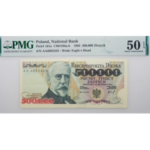 500.000 złotych 1993 - ser. AA