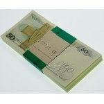 paczka bankowa 50 złotych 1988 - ser. HG