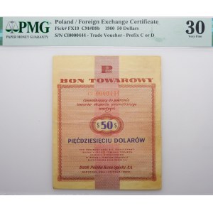 50 dolarów 1960 Pewex - ser. Ci - niski numer