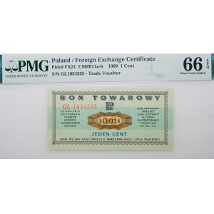 1 cent 1969 Pewex - ser. GL