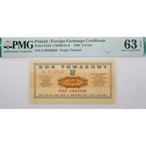 5 cents 1969 Pewex - ser. Ea