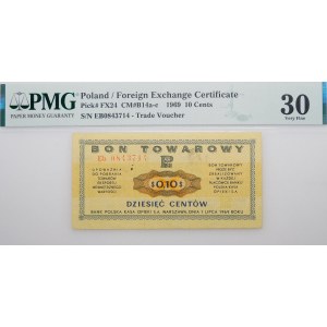 10 centov 1969 Pewex - ser. Eb