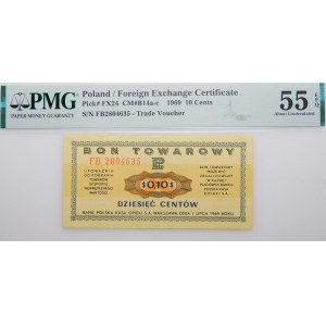 10 centów 1969 Pewex - ser. FB
