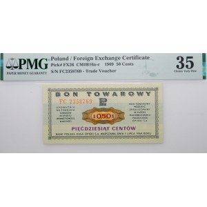 50 cents 1969 Pewex - ser. FC