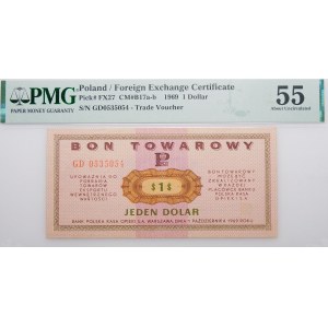 1 dolar 1969 Pewex - ser. GD