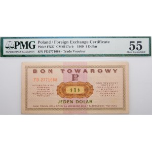 1 dolár 1969 Pewex - ser. FD