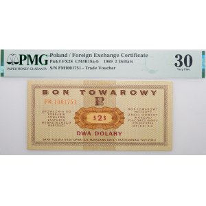 2 dolary 1969 Pewex - ser. FM