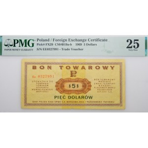 5 dolarów 1969 Pewex - ser. Ee