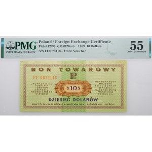 $10 1969 Pewex - ser. FF