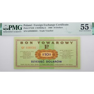 $10 1969 Pewex - ser. GF