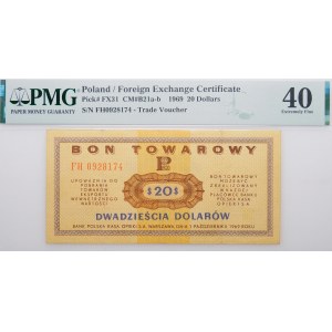 20 dolarów 1969 Pewex - ser. FH