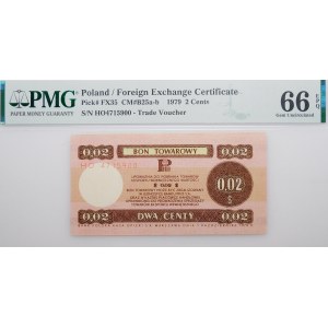 2 cents 1979 Pewex - ser. HO - large