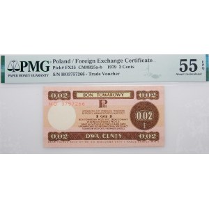2 cents 1979 Pewex - ser. HO - small