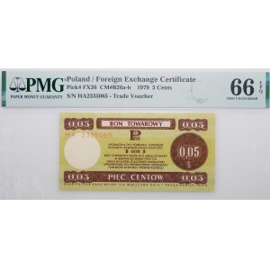 5 cents 1979 Pewex - ser. HA - small