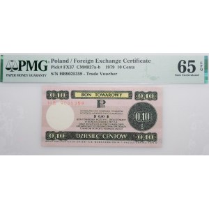 10 cents 1979 Pewex - ser. HB - small
