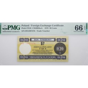 20 cents 1979 Pewex - ser. HN - small