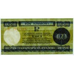 20 centów 1979 Pewex - ser. HN - mały