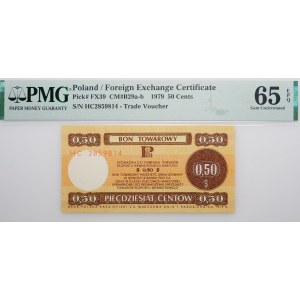 50 cents 1979 Pewex - ser. HC - small
