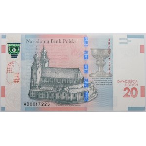 2281 hľadanie 20 zlotých 2015 - 1050. výročie krstu Poľska - brožúra NBP