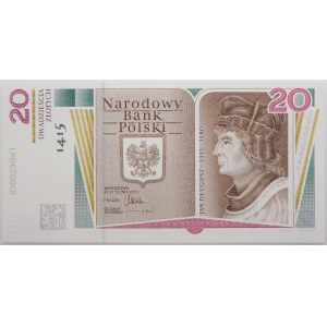 20 złotych 2015 - Jan Długosz - folder NBP