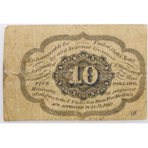 10 centov 1862 - Spojené štáty americké