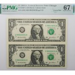 2 x 1 dolár 2003 - nerozrezaný pár - Spojené štáty americké