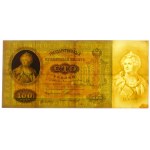 100 rubľov 1898 - Rusko - podpisy Timašev, Čikiržin