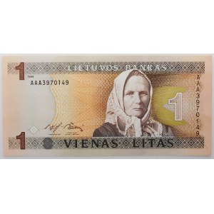 1 lit 1994 - Lithuania - first AAA series