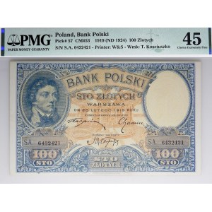 100 zlotých 1919 - ser. A