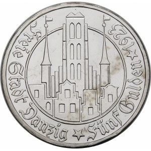 5 guldenów 1923 Kościół - LUSTRZANA