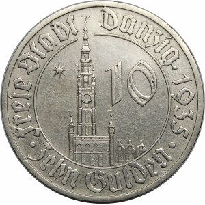 10 guldenów 1935 Ratusz
