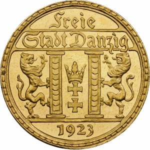 25 guldenov 1923 Neptún - Lustrous - RARE