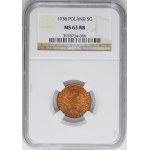 5 pennies 1938