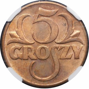 5 haléřů 1939