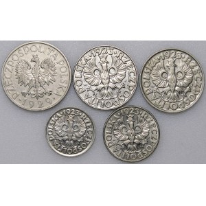 Coin set - 5 pieces