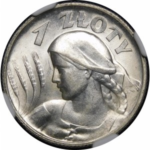 1 złoty Kobieta i kłosy 1925 Londyn