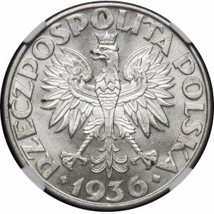 2 złote Żaglowiec 1936