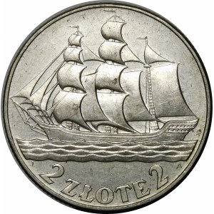 2 gold Sailing ship 1936