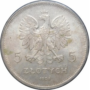 5 złotych Nike 1928 ZZM Warszawa