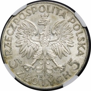 5 złotych Głowa Kobiety 1933