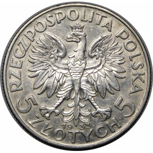 5 złotych Głowa Kobiety 1933