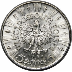 5 zlatých Pilsudski 1936