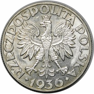 5 zlatých Plachetnica 1936