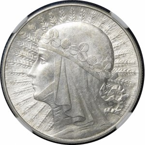 10 złotych Głowa Kobiety 1932 ZZM