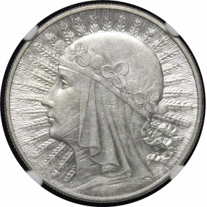 10 złotych Głowa Kobiety 1932 BZM