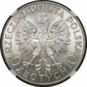 10 złotych Głowa Kobiety 1932 BZM