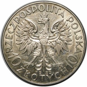 10 złotych Głowa Kobiety 1932 BZM